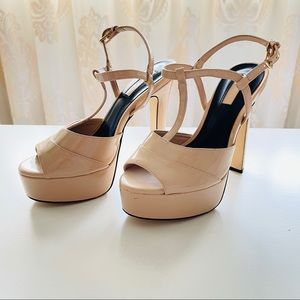 Forever 21 t-strap platforms